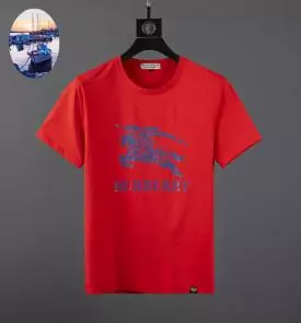 burberry t-shirt sale  england mercerized cotton 104 red